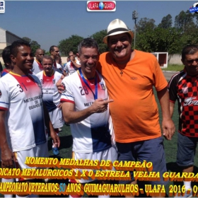 1º CAMPEONATO GUIMAGUARULHOS VETERANO 40 e 50 ANOS 2016 - ULAFA - SINDICATO E PARADÃO OS GRANDES CAMPEÕES