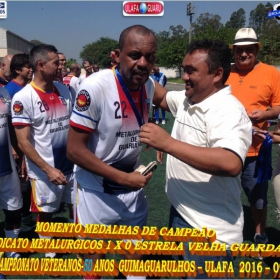 1º CAMPEONATO GUIMAGUARULHOS VETERANO 40 e 50 ANOS 2016 - ULAFA - SINDICATO E PARADÃO OS GRANDES CAMPEÕES