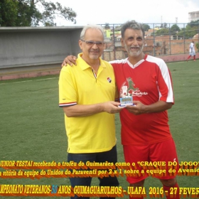 1º CAMPEONATO GUIMAGUARULHOS VETERANO 40 e 50 ANOS 2016 - ULAFA - SINDICATO E PARADÃO OS GRANDES CAMPEÕES