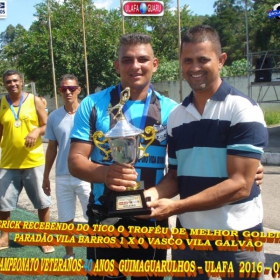 1º CAMPEONATO GUIMAGUARULHOS VETERANO 40 e 50 ANOS 2016 - ULAFA - SINDICATO E PARADÃO OS GRANDES CAMPEÕES