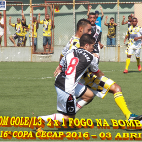 16º COPA CECAP 2016 - BOTAFOGO JAÇANÃ É  O GRANDE CAMPEÃO VENCEU POR 3 X 0 A EQUIPE DO BOM GOLE/L3  