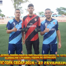 16º COPA CECAP 2016 - BOTAFOGO JAÇANÃ É  O GRANDE CAMPEÃO VENCEU POR 3 X 0 A EQUIPE DO BOM GOLE/L3  