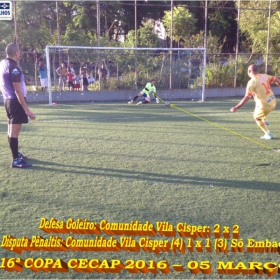 16º COPA CECAP 2016 - BOTAFOGO JAÇANÃ É  O GRANDE CAMPEÃO VENCEU POR 3 X 0 A EQUIPE DO BOM GOLE/L3  