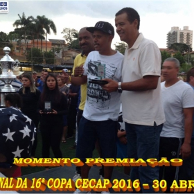 16º COPA CECAP 2016 - BOTAFOGO JAÇANÃ É  O GRANDE CAMPEÃO VENCEU POR 3 X 0 A EQUIPE DO BOM GOLE/L3  