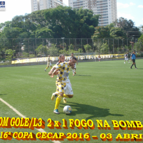 16º COPA CECAP 2016 - BOTAFOGO JAÇANÃ É  O GRANDE CAMPEÃO VENCEU POR 3 X 0 A EQUIPE DO BOM GOLE/L3  