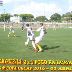 16º COPA CECAP 2016 - BOTAFOGO JAÇANÃ É  O GRANDE CAMPEÃO VENCEU POR 3 X 0 A EQUIPE DO BOM GOLE/L3  