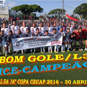 16º COPA CECAP 2016 - BOTAFOGO JAÇANÃ É  O GRANDE CAMPEÃO VENCEU POR 3 X 0 A EQUIPE DO BOM GOLE/L3  