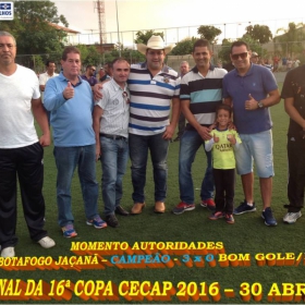 16º COPA CECAP 2016 - BOTAFOGO JAÇANÃ É  O GRANDE CAMPEÃO VENCEU POR 3 X 0 A EQUIPE DO BOM GOLE/L3  