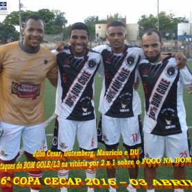 16º COPA CECAP 2016 - BOTAFOGO JAÇANÃ É  O GRANDE CAMPEÃO VENCEU POR 3 X 0 A EQUIPE DO BOM GOLE/L3  