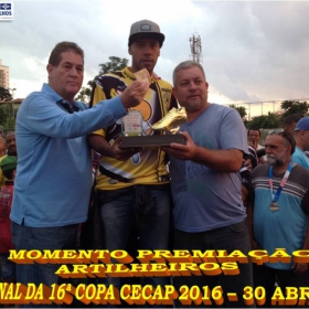 16º COPA CECAP 2016 - BOTAFOGO JAÇANÃ É  O GRANDE CAMPEÃO VENCEU POR 3 X 0 A EQUIPE DO BOM GOLE/L3  