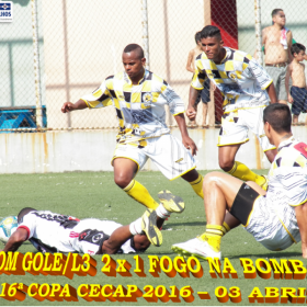 16º COPA CECAP 2016 - BOTAFOGO JAÇANÃ É  O GRANDE CAMPEÃO VENCEU POR 3 X 0 A EQUIPE DO BOM GOLE/L3  