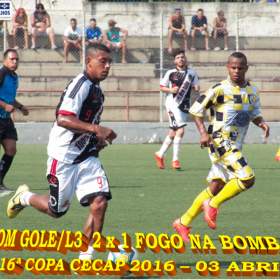 16º COPA CECAP 2016 - BOTAFOGO JAÇANÃ É  O GRANDE CAMPEÃO VENCEU POR 3 X 0 A EQUIPE DO BOM GOLE/L3  