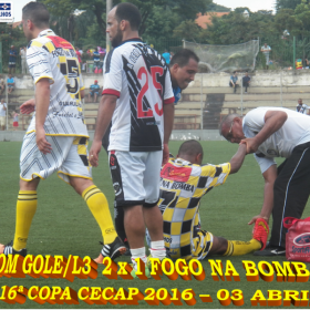 16º COPA CECAP 2016 - BOTAFOGO JAÇANÃ É  O GRANDE CAMPEÃO VENCEU POR 3 X 0 A EQUIPE DO BOM GOLE/L3  