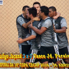 16º COPA CECAP 2016 - BOTAFOGO JAÇANÃ É  O GRANDE CAMPEÃO VENCEU POR 3 X 0 A EQUIPE DO BOM GOLE/L3  