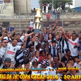 16º COPA CECAP 2016 - BOTAFOGO JAÇANÃ É  O GRANDE CAMPEÃO VENCEU POR 3 X 0 A EQUIPE DO BOM GOLE/L3  