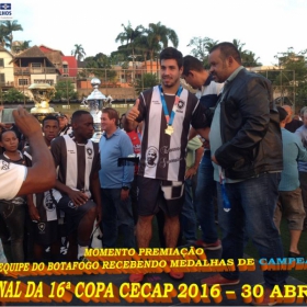 16º COPA CECAP 2016 - BOTAFOGO JAÇANÃ É  O GRANDE CAMPEÃO VENCEU POR 3 X 0 A EQUIPE DO BOM GOLE/L3  