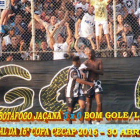 16º COPA CECAP 2016 - BOTAFOGO JAÇANÃ É  O GRANDE CAMPEÃO VENCEU POR 3 X 0 A EQUIPE DO BOM GOLE/L3  