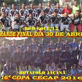 16º COPA CECAP 2016 - BOTAFOGO JAÇANÃ É  O GRANDE CAMPEÃO VENCEU POR 3 X 0 A EQUIPE DO BOM GOLE/L3  