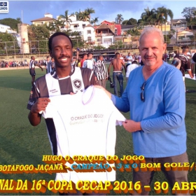 16º COPA CECAP 2016 - BOTAFOGO JAÇANÃ É  O GRANDE CAMPEÃO VENCEU POR 3 X 0 A EQUIPE DO BOM GOLE/L3  