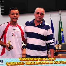  HOMENAGEM ESPORTIVA 2015 - REALIZADA DIA 19 JANEIRO 2016 NA CÂMARA DE GUARULHOS