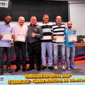  HOMENAGEM ESPORTIVA 2015 - REALIZADA DIA 19 JANEIRO 2016 NA CÂMARA DE GUARULHOS