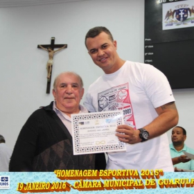  HOMENAGEM ESPORTIVA 2015 - REALIZADA DIA 19 JANEIRO 2016 NA CÂMARA DE GUARULHOS