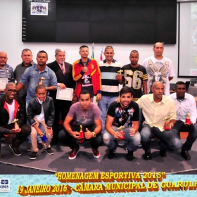  HOMENAGEM ESPORTIVA 2015 - REALIZADA DIA 19 JANEIRO 2016 NA CÂMARA DE GUARULHOS