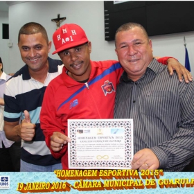  HOMENAGEM ESPORTIVA 2015 - REALIZADA DIA 19 JANEIRO 2016 NA CÂMARA DE GUARULHOS