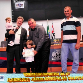  HOMENAGEM ESPORTIVA 2015 - REALIZADA DIA 19 JANEIRO 2016 NA CÂMARA DE GUARULHOS