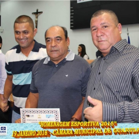  HOMENAGEM ESPORTIVA 2015 - REALIZADA DIA 19 JANEIRO 2016 NA CÂMARA DE GUARULHOS