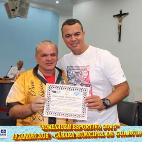  HOMENAGEM ESPORTIVA 2015 - REALIZADA DIA 19 JANEIRO 2016 NA CÂMARA DE GUARULHOS