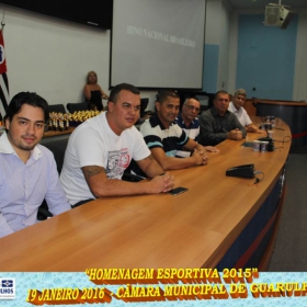  HOMENAGEM ESPORTIVA 2015 - REALIZADA DIA 19 JANEIRO 2016 NA CÂMARA DE GUARULHOS