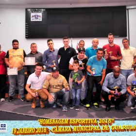  HOMENAGEM ESPORTIVA 2015 - REALIZADA DIA 19 JANEIRO 2016 NA CÂMARA DE GUARULHOS