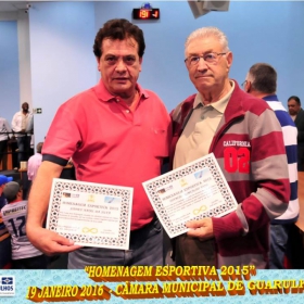  HOMENAGEM ESPORTIVA 2015 - REALIZADA DIA 19 JANEIRO 2016 NA CÂMARA DE GUARULHOS