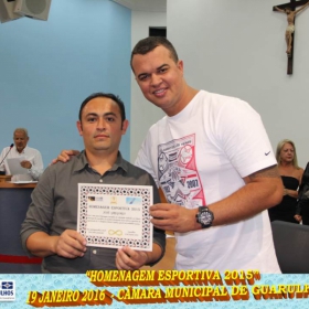  HOMENAGEM ESPORTIVA 2015 - REALIZADA DIA 19 JANEIRO 2016 NA CÂMARA DE GUARULHOS