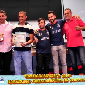  HOMENAGEM ESPORTIVA 2015 - REALIZADA DIA 19 JANEIRO 2016 NA CÂMARA DE GUARULHOS