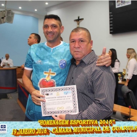  HOMENAGEM ESPORTIVA 2015 - REALIZADA DIA 19 JANEIRO 2016 NA CÂMARA DE GUARULHOS