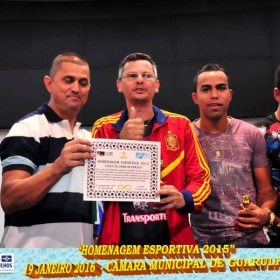  HOMENAGEM ESPORTIVA 2015 - REALIZADA DIA 19 JANEIRO 2016 NA CÂMARA DE GUARULHOS