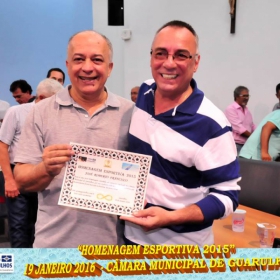  HOMENAGEM ESPORTIVA 2015 - REALIZADA DIA 19 JANEIRO 2016 NA CÂMARA DE GUARULHOS