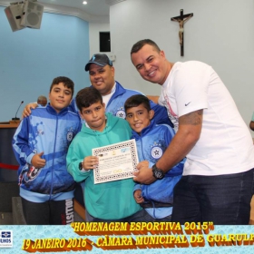  HOMENAGEM ESPORTIVA 2015 - REALIZADA DIA 19 JANEIRO 2016 NA CÂMARA DE GUARULHOS