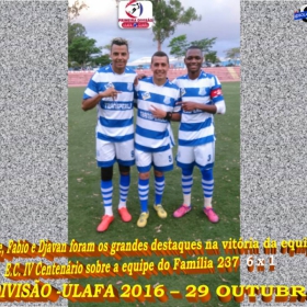 1ª DIVISÃO 2016 - ULAFA - CAPIM MALUCO O GRANDE CAMPEÃO