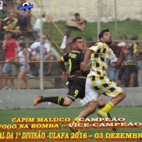 1ª DIVISÃO 2016 - ULAFA - CAPIM MALUCO O GRANDE CAMPEÃO