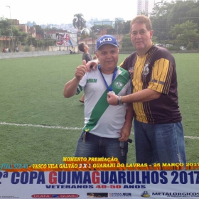 2ª COPA GUIMAGUARULHOS DE VETERANOS 2017 - 40 e 50 ANOS - VASCO CAMPEÃO DO 40 E ESTRELA CAMPEÃO DO 50 