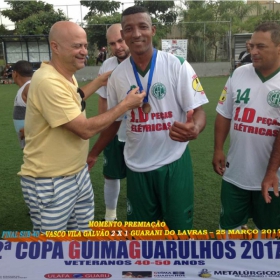 2ª COPA GUIMAGUARULHOS DE VETERANOS 2017 - 40 e 50 ANOS - VASCO CAMPEÃO DO 40 E ESTRELA CAMPEÃO DO 50 