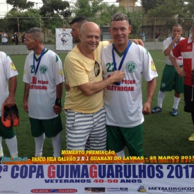 2ª COPA GUIMAGUARULHOS DE VETERANOS 2017 - 40 e 50 ANOS - VASCO CAMPEÃO DO 40 E ESTRELA CAMPEÃO DO 50 