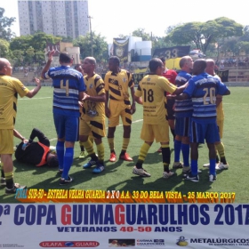 2ª COPA GUIMAGUARULHOS DE VETERANOS 2017 - 40 e 50 ANOS - VASCO CAMPEÃO DO 40 E ESTRELA CAMPEÃO DO 50 