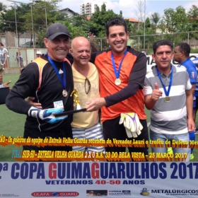 2ª COPA GUIMAGUARULHOS DE VETERANOS 2017 - 40 e 50 ANOS - VASCO CAMPEÃO DO 40 E ESTRELA CAMPEÃO DO 50 