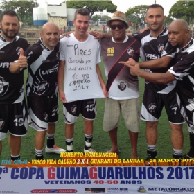 2ª COPA GUIMAGUARULHOS DE VETERANOS 2017 - 40 e 50 ANOS - VASCO CAMPEÃO DO 40 E ESTRELA CAMPEÃO DO 50 