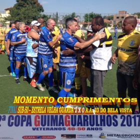 2ª COPA GUIMAGUARULHOS DE VETERANOS 2017 - 40 e 50 ANOS - VASCO CAMPEÃO DO 40 E ESTRELA CAMPEÃO DO 50 