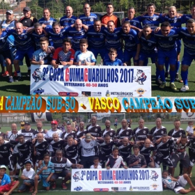 2ª COPA GUIMAGUARULHOS DE VETERANOS 2017 - 40 e 50 ANOS - VASCO CAMPEÃO DO 40 E ESTRELA CAMPEÃO DO 50 